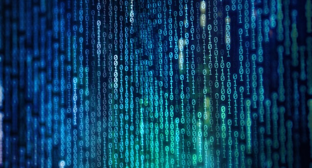 PXL_20230507_142535864 colourful binary code data on computer monitor