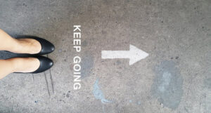 Feet keep going