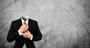 Headless business man